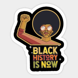 Black history month t-shirt Sticker